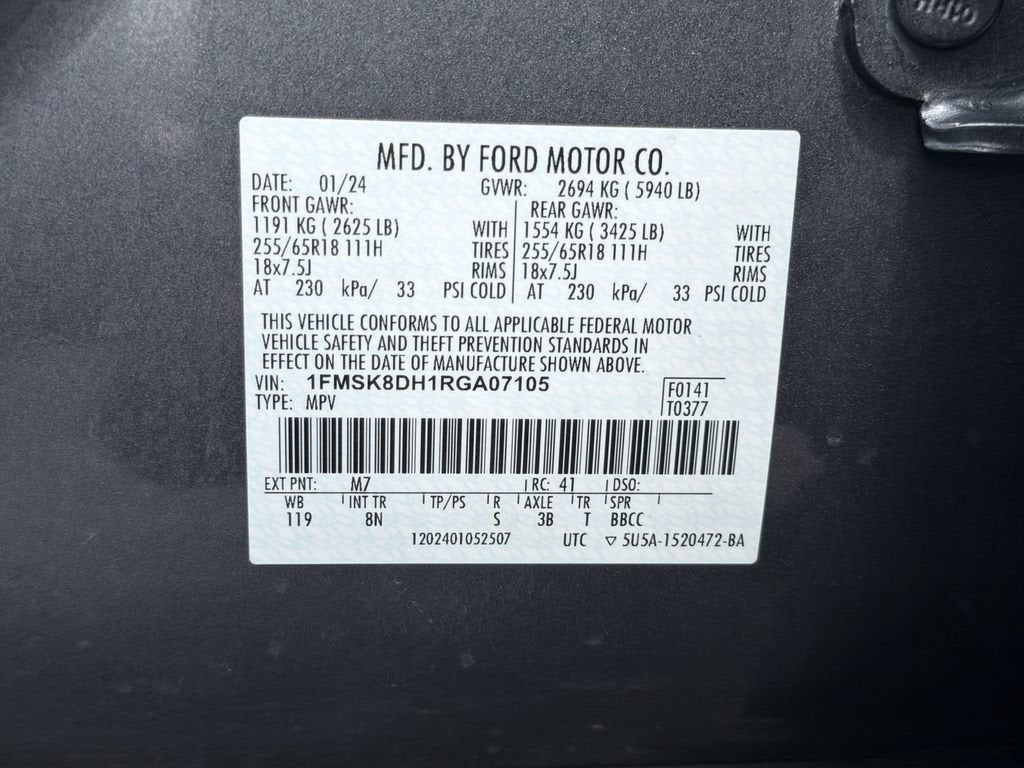 2024 Ford Explorer XLT