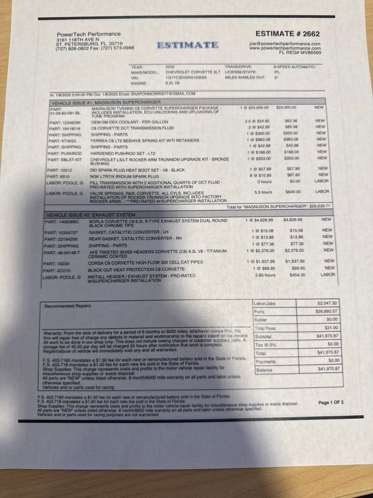 2022 Chevrolet Corvette Stingray 3LT