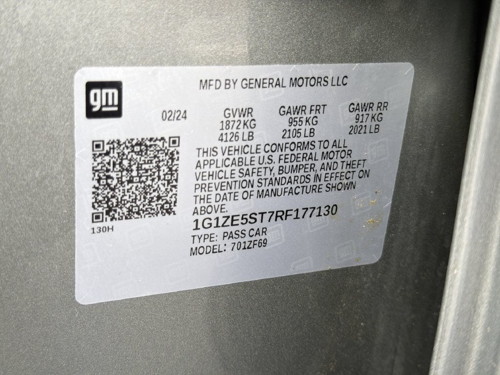 2024 Chevrolet Malibu 2LT