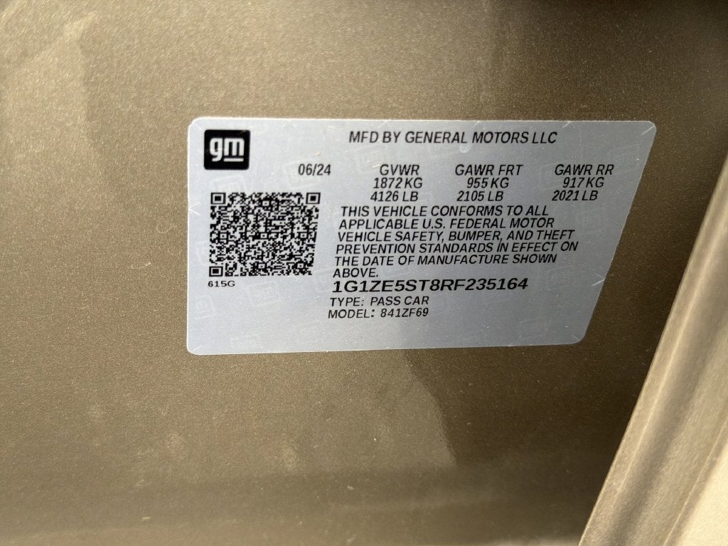 2024 Chevrolet Malibu 2LT