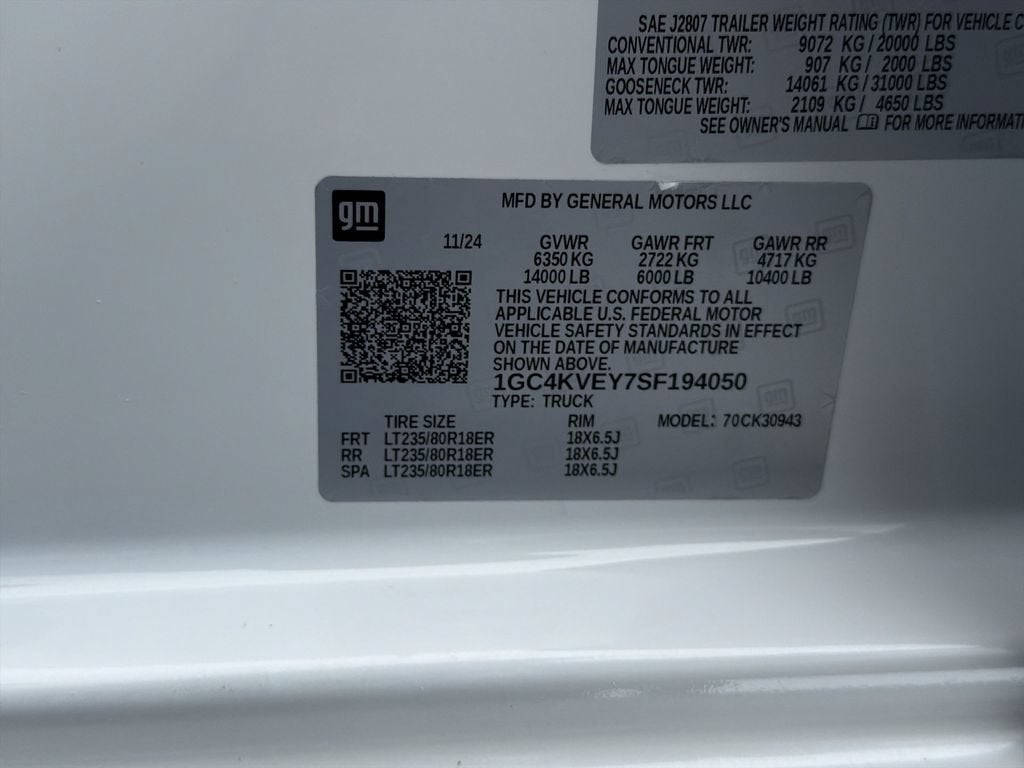 2025 Chevrolet Silverado 3500 HD High Country DRW