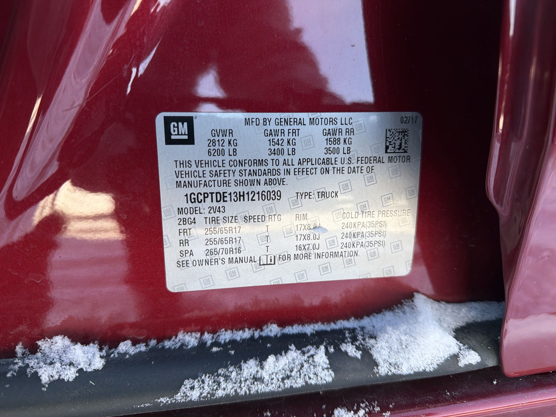 2017 Chevrolet Colorado 4WD Z71