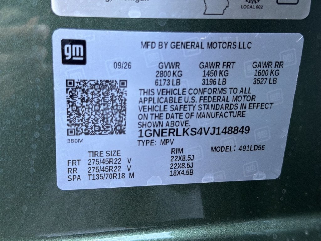 2027 Chevrolet Traverse RS