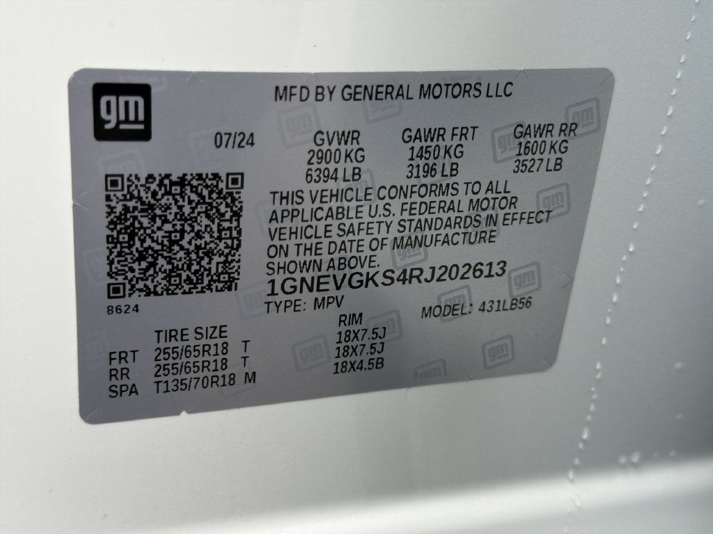 2024 Chevrolet Traverse LT