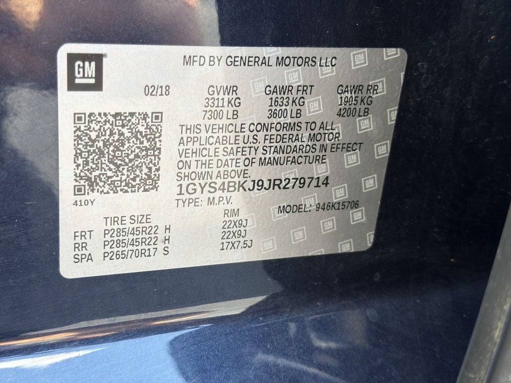 2018 Cadillac Escalade Luxury