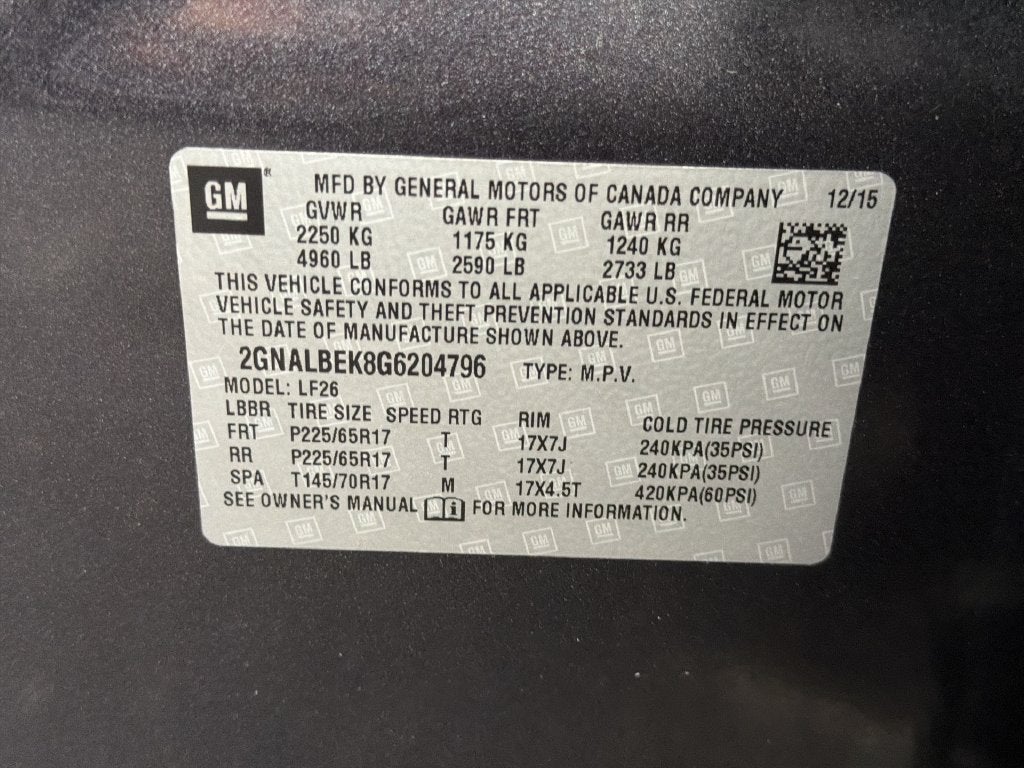 2016 Chevrolet Equinox LS