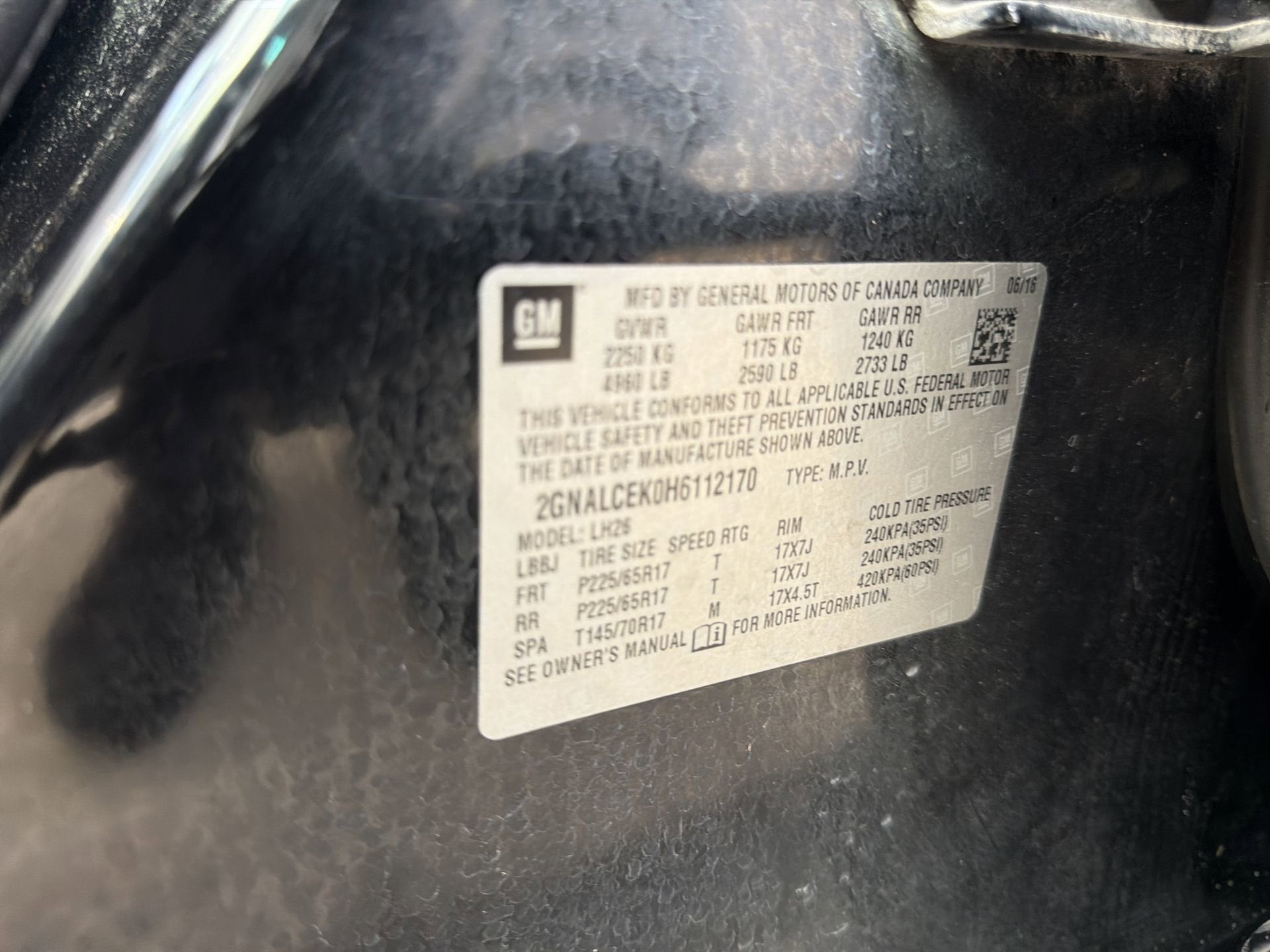 2017 Chevrolet Equinox LT