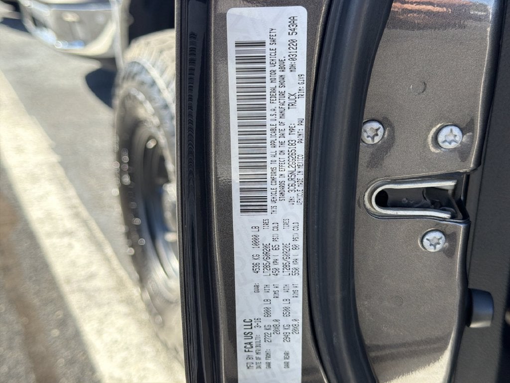 2016 RAM 2500 Laramie