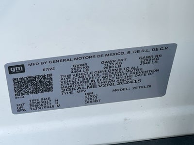 2022 GMC Terrain SLE