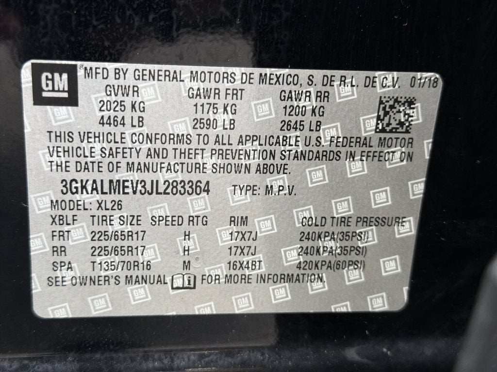 2018 GMC Terrain SLE