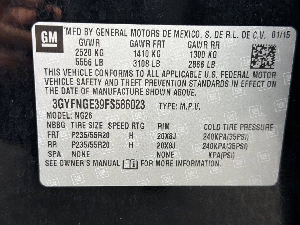 2015 Cadillac SRX Premium Collection
