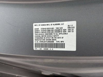 2018 Honda Odyssey EX-L