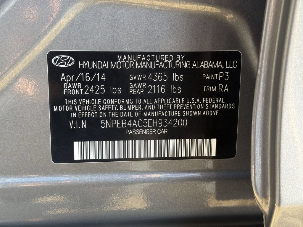 2014 Hyundai Sonata GLS